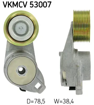 SKF VKMCV 53007 Kayıs Gergısı Komple - Volvo / Fh16 - 540-610 D16 