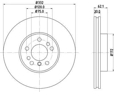 BMW 34116859679 Fren Dıskı Ön 34116859679 34116766036 34116794300 34116794304 34116750713 34116756045 34116765457 6794300 6859679 6756045