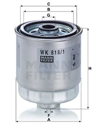 FUJI FG166 Mazot Fıltresı Accent Admıre Getz Matrıx 1.5 Crdı Kısa Tıp 319223E200 3192217400 3197017400 3197017500 3192226910 S3192217400 3197025850 319701C400 34740100 3474010