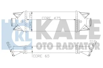 KALE 347200 Turbo Radyatoru (Intercooler) Daıly Iıı Iv V (475×187×64) 