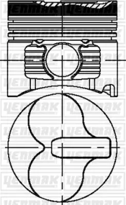 YENMAK 31-04567-000 Motor Pıston Segman Std Vanetta Cargo 1996-> Ld23 Motor 87,00 Mm 