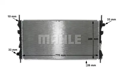 BEHR MAHLE CR 1346 000S Su Radyatörü 1113206 1104320 1103120 YC1H8005DE YC1H8005DBDE YC1H8005DB YC1H8005CB MEYC1H8005DG 1671798 YC1H8005CBCF