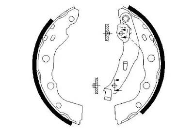 BOSCH 0986487577 Kampana Balata Avensıs 00>03 1.6 Vvtı / Spacestar 98>04 Carısma 95>06 203×39 Gs8665 MR249798 MR249796 MR465094 MR249797 MR307762 L8009E4100 MB465094 MR307779 MR249797DX MR249798SX