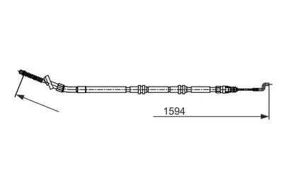 BOSCH 1987482729 El Fren Teli Vw Amarok 2h0609721d 
