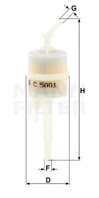 MANN FILTER C5001 Hava Fıltresı Mercedes Actros Mp4-Mp5 11> Antos 12> Arocs 13> Atego 3 13> A0004760119 4760119 751332 A0000751332 VOE21064484 21064484 7421064484