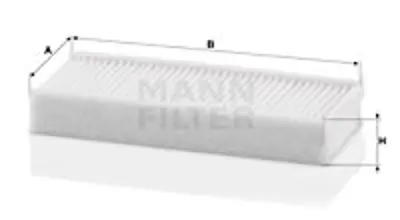 MANN FILTER CU16003-2 Polen Fıltresı Daf Cf 13> Xf 12> 2181324