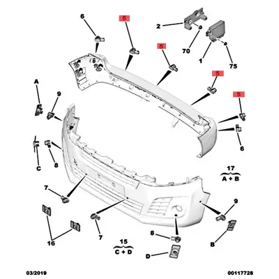 PSA 1609981080 Park Sensörü 1608321780, 1609981080, 1608472280, 9675202477, 9675202477XT, 39028913, 9675202477WP, 9675202477G5, 9800210677, 263013713