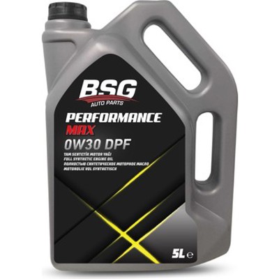 BSG 99-998-071 Motor Yağı 0W-30 DPF PARTİKÜL PERFORMANCE 5 LİTRE MOTORYAGI