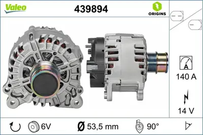 BOSCH 1986A01094 Alternator 14v 140a A1 A3 Q2 Ateca Ibıza Leon Toledo Fabıa Karoq Kodıaq Octavıa Rapıd Yetı Caddy Gol 04E903024S