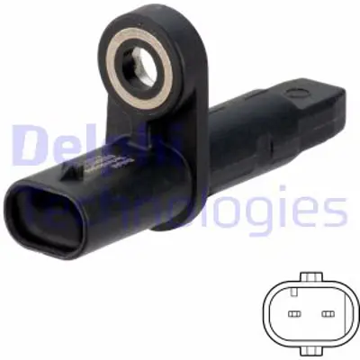 DELPHI SS20801 Abs Sensoru Tekerlek 3008-2 5008-2 508-2 Partner Rıfter Berlıngo C5 Aırcross 16> 9810728280 3648997 9818699280