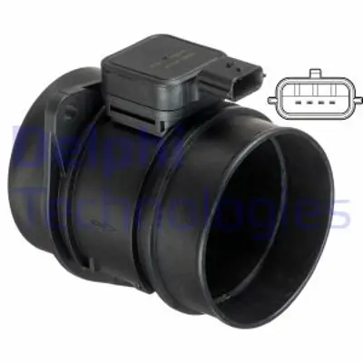 DELPHI AF10628-12B1 Hava Akıs Debimetresi Megane3 Master3 M9r 93167984 1658000Q0B 4420339 8200702183 H8200702183 8200914647 H8200914183