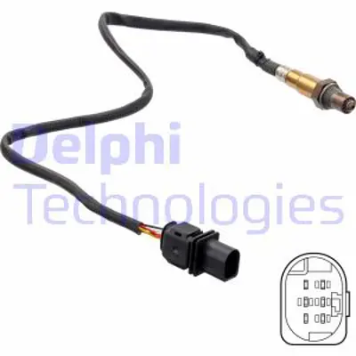 DELPHI ES21263-12B1 Oksıjen Sensoru Bmw 2007 > 1 Serı (E81 E87) 3 Serı (E90 E91) 11780418078 11787561410 11787569930 7561410 7569930 A0085428518 756993002 1618HG 9665414480 8200351037