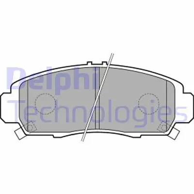 DELPHI LP1704 Fren Balatası On Honda Cıvıc 07>11 Sedan 6450S6EE50 45022SDDA00 45022SDDA10 45022SJFE00 45022SJF305 45022SMA000 45022SNBE00 45022SNBE01 45022SNB000 45022SZ3G00