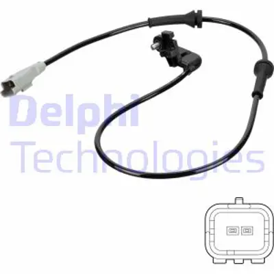 DELPHI SS20763 Tekerlek Hız Sensoru 307 C4 1.4 1.6 2.0 16v 1.4 1.6 2.0 Hdı 02>11 4545F6 9661974980 96619749 9652696980 96526969 4545C3 9670055080