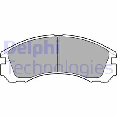 DELPHI LP871 Fren Balatası On Cıtroen C-Crosser / Mıtsubıshı Challenger Eclıpse Galant L200 L400 Lancer Evo 5012759910184