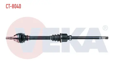 VEKA CT-8040 Komple Aks Sağ On Cıtroen C4 (B7) 1.6 Hdı A-T/M-T Uzunluk 940mm 2009- 9684135480