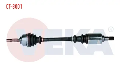 VEKA CT-8001 Komple Aks Sol On Cıtroen C2 (Jm) 1.4 Yaylı Tıp Boy 643mm 2003-2009 3272HQ 9647106980