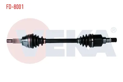 VEKA FD-8001 Komple Aks Sol On Ford Fıesta V 1.4 Tdcı  Uzunluk 621mm 2001-2008 2S613B437AD RM8V513B437AA2B