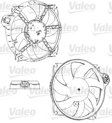 VALEO 696229 Fan Motoru Megane3 Scenıc3 1.5dcı 1.6 16v 1.9dcı 