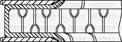 YENMAK 91-09175-050 Segman (0.50) Clıo Kangoo Symbol 1.4 16v K4j 7701474903 7701474904 7701474905 7701476478