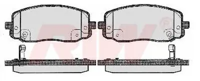 RIW DB623.A Dısk Balata Hyundaı I20 2011- Ön GDB3510