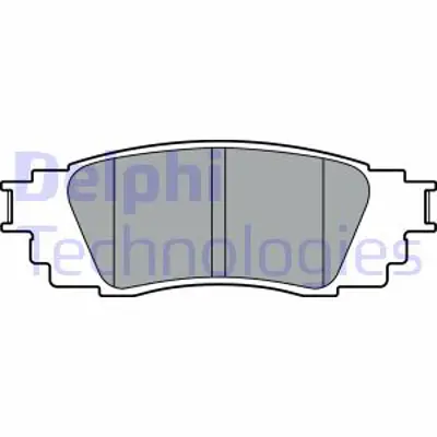 DELPHI LP3379 Arka Fren Balatası Toyota Chr 1,2 2016> 446606230 446642080 446633230 446633220 446610020 44660E070 446602380 446602370 446610010 446610011