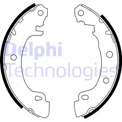DELPHI LS1724 Arka Fren Balatası Pabuc Megane I 96>03 7701207266 7701204835 7701206242 7701207268 7701207267 7701204840 7701040850 7701205102 95659662 7701202550
