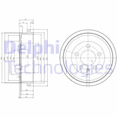DELPHI BF463 Fren Kampanası Cordoba Ibıza Iv V Fabıa Polo 1.2 / 1.4 / 1.6 / 1.8 / 1.9 / 2.0 01> 6QE609617 6Q0609617 600609617 6R0609617C 6Q6609617 6QD609617