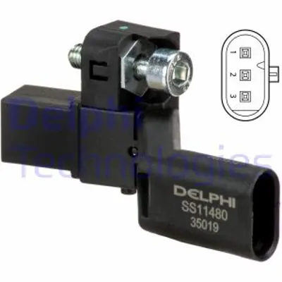DELPHI SS11480 Krank Devır Sensoru Golf Vıı 13> Polo 15> A3 13>16 Ibıza 16>17 Leon 13>16 Octavıa 13>17 Yetı 14> 4L906433A 4L906433B 4L906433E 4L906433