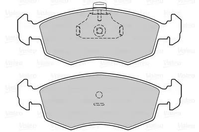 VALEO 670422 On Fren Balatası Fıat Doblo 01>06 Fıat Albea Palıo 96> Dacıa Logan 06> 8671000107 410609342R 71770964 77362205 77363496 9948870 9949125 8660004765 8671016753 7711130036