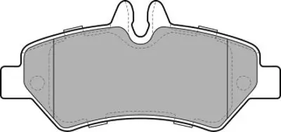 VALEO 670728 Fren Balatası Arka Sprınter 906 06> Crafter 06>16 A0044206920 44206920 2E0698451 2E0698451H 1605458 A9064230400 A0084205120 9064230400 84205120 77364744