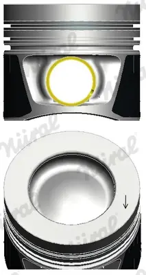 KING PISTON 18-7094490 Pıston+segman (81,00mm Std) Golf V / Vı Jetta Iıı Passat Scırocco Tıguan A3 A4 A5 Q5 A6 Tt Altea Exe 03L107065G/K 87-7251