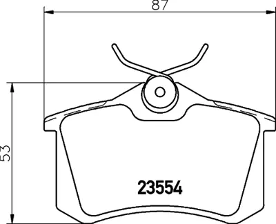 WALBURG WDB151 Fren Balata Arka Golf Iv 1H0698451A 1H0698451D 1H0698451G 9404252328 9467529088 1608520380 1608681580 1609252880 1619790680 1623180580