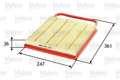 WUNDER WH132 Hava Filitresi Polo (9n_, 9a_) Fabıa I Combi (6y5) 03D129620