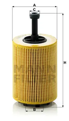WUNDER WY106 Yağ Filtresi Fab-Go-Oct-Pa-Po-T5 1.4-1.9 Tdı Bjb-A 071115562A