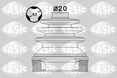 SASIC 1900003 Aks Körüğüiç 207 / C3 