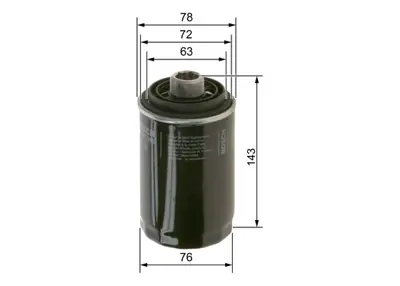 WUNDER WY120 Yağ Filtresi Vw 1.8tsı Cdh Cdaa Op526/7 06J115561B
