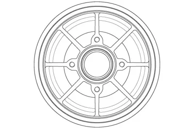 TRW DB4546MR Arka Fren Kampanası C3 Iıı Ds3 P207 1,4 / 1,4 16v / 1,4hdı / 1,6hdı 02 / 06> 424750 424759