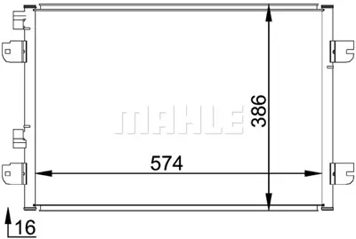BEHR MAHLE AC 691 000P Klıma Radyatörü 1026928 1042334 1056494 1061104 1091367 1093435 1113537 1130200 1130201 1133803