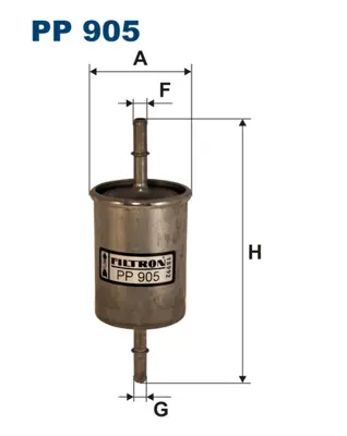 FILTRON PP 905 Benzin Filtresi Jaklı Blm. 25161333 25313359 818514 818568