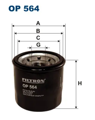 FILTRON OP 564 Yağ Filtresi 25183779 96565412 96570765