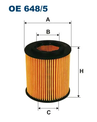 FILTRON OE 648/5 Yağ Filtresi 5650344 5650354 93178918 93183412