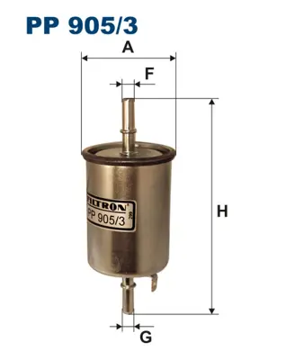 FILTRON PP 905/3 Yakıt Filitresi 96537170