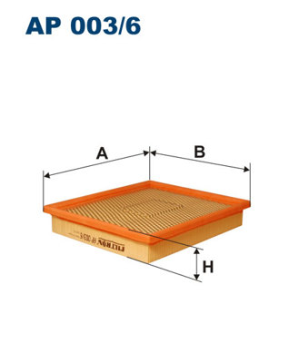 FILTRON AP 003/6 Hava Filitresi 04861480AA