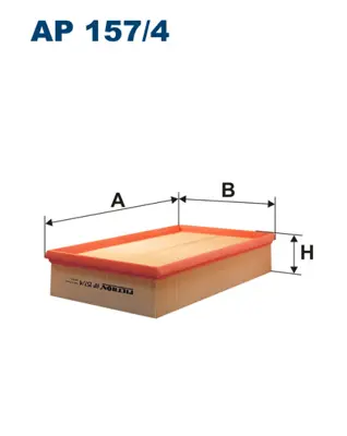FILTRON AP 157/4 Hava Filitresi 7H0129620