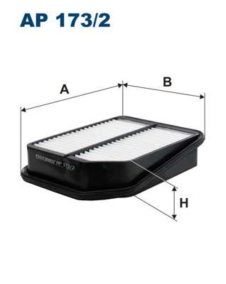 FILTRON AP 173/2 Hava Filitresi 13780-65J00