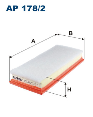 FILTRON AP 178/2 Hava Filitresi 17801-0N040