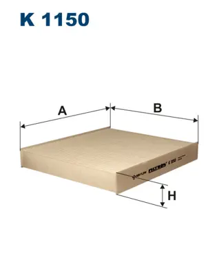 FILTRON K 1150 Polen Filitresi 4M5J19G244AA