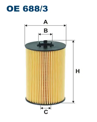 FILTRON OE 688/3 Yağ Filitresi 03N115562