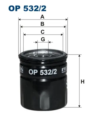 FILTRON OP 532/2 Yağ Filitresi 1S7E6714BA